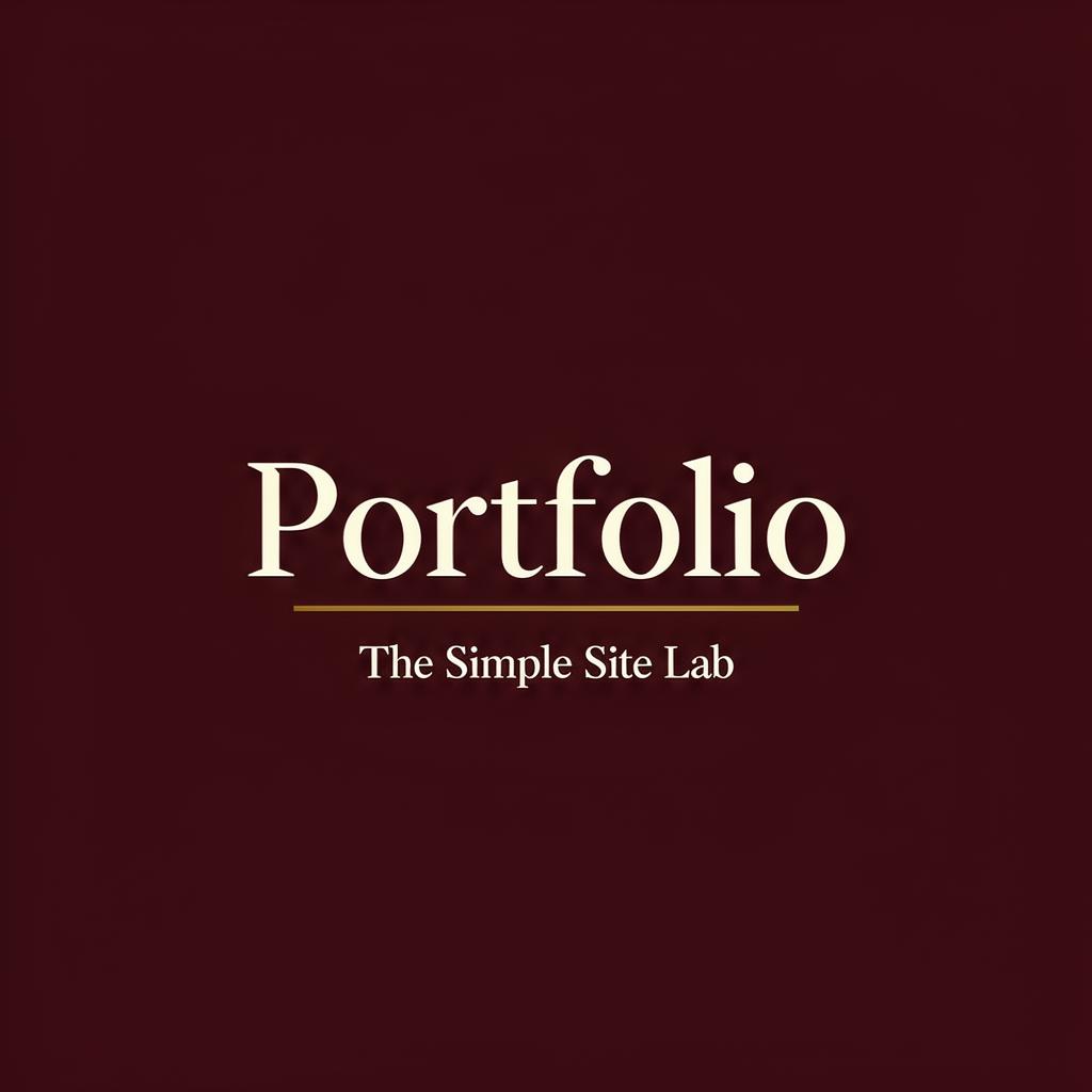 Portfolio | The Simple Site Lab — Web Design Showcase